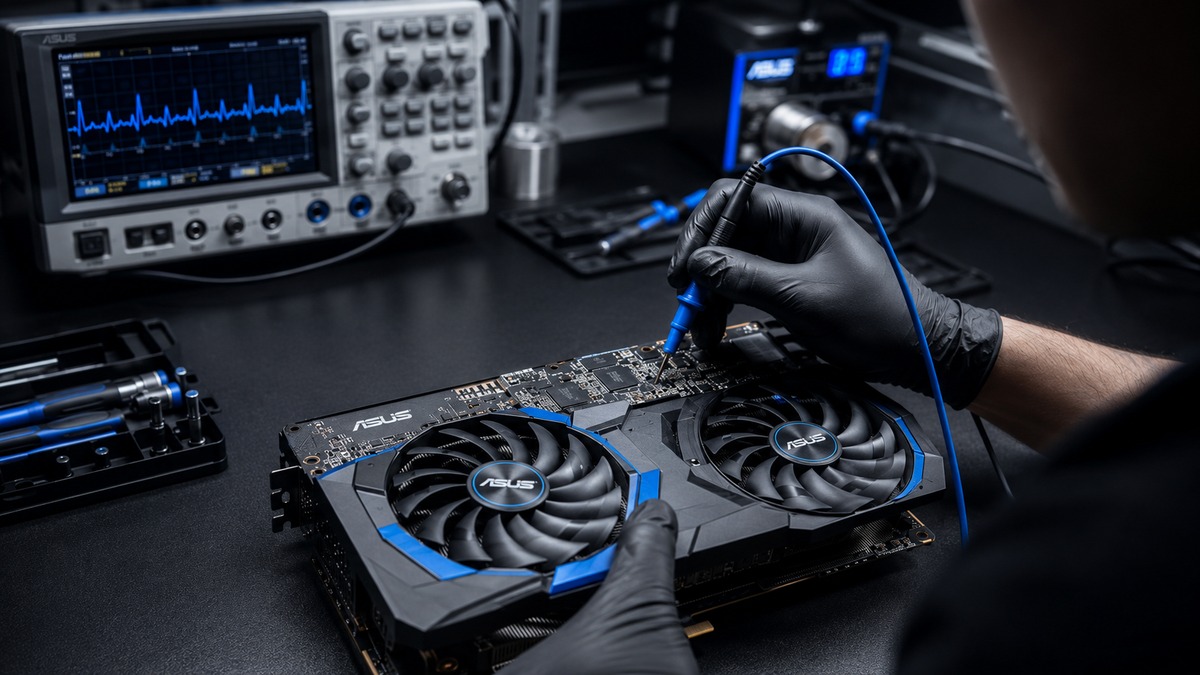 Ремонт видеокарт ASUS